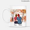 Laden Sie das Bild in den Galerie-Viewer, Mutter + Tochter Sitzend - Personalisierte Tasse