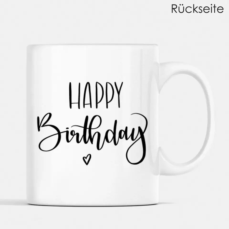 Beste Freundinnen Geburtstag - Personalisierte Tasse