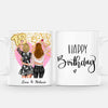 Laden Sie das Bild in den Galerie-Viewer, Beste Freundinnen Geburtstag - Personalisierte Tasse