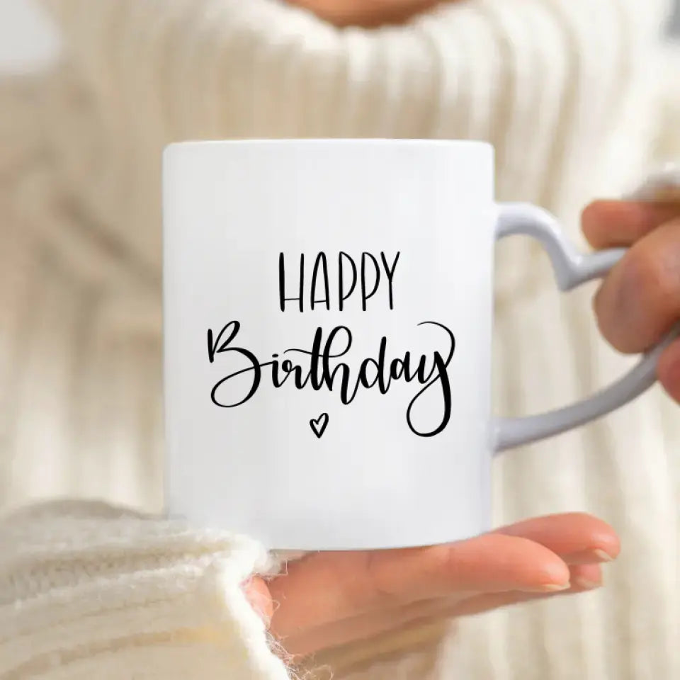 Beste Freundinnen Geburtstag - Personalisierte Tasse