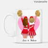 Laden Sie das Bild in den Galerie-Viewer, Cheerleader - Personalisierte Tasse (2-4 Personen)