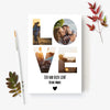 Laden Sie das Bild in den Galerie-Viewer, Love Foto-Collage - Personalisiertes Poster