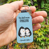 Pinguin Pärchen - Personalisierter Schlüsselanhänger