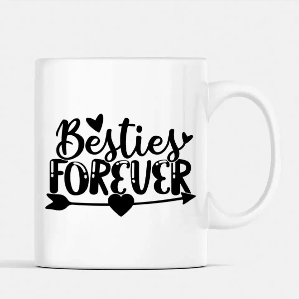 Beste Freundinnen - Personalisierte Tasse (2-4 Personen)