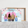 Laden Sie das Bild in den Galerie-Viewer, Opa &amp; Oma mit Kindern - Personalisierte Leinwand